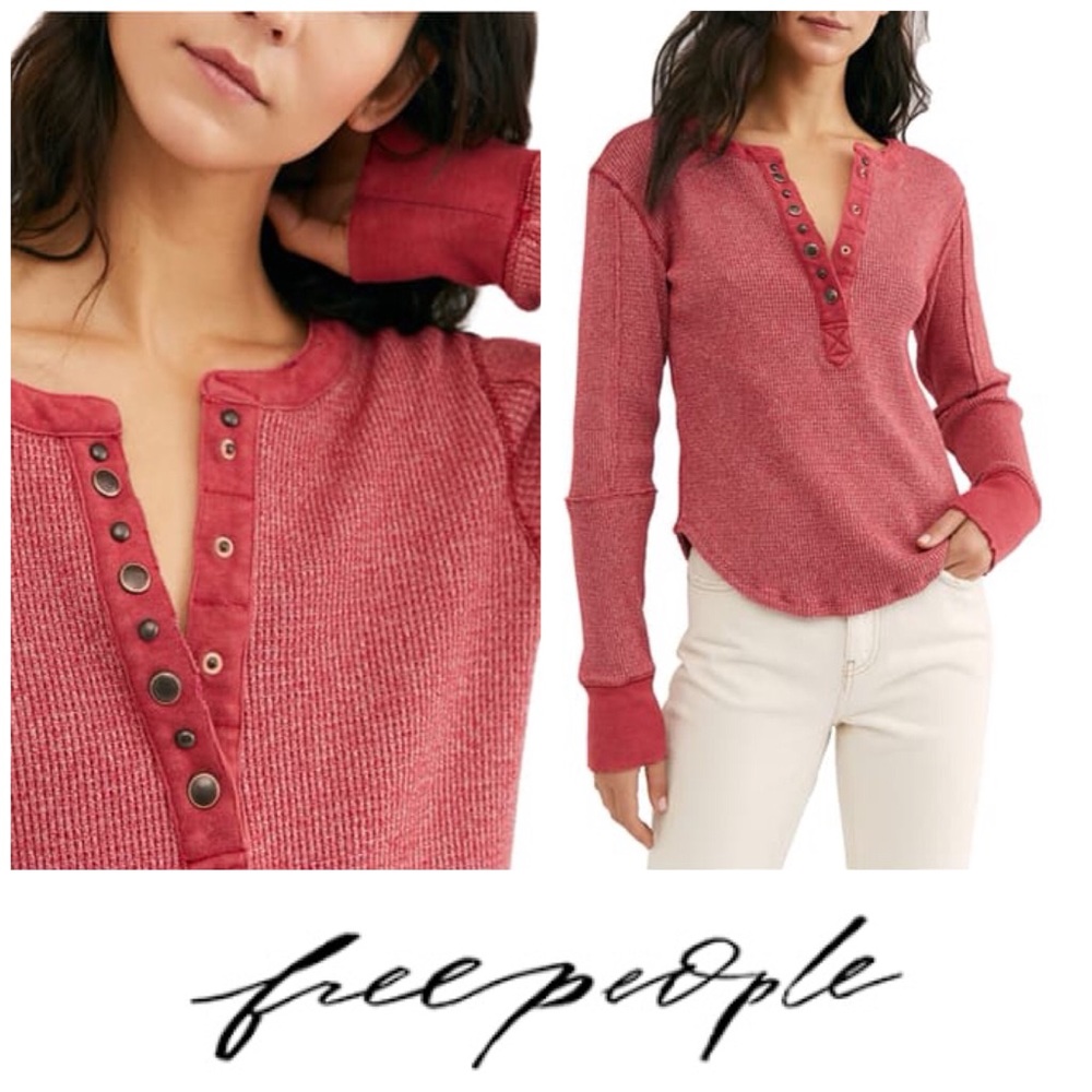 Free People Everest Henley Shirt